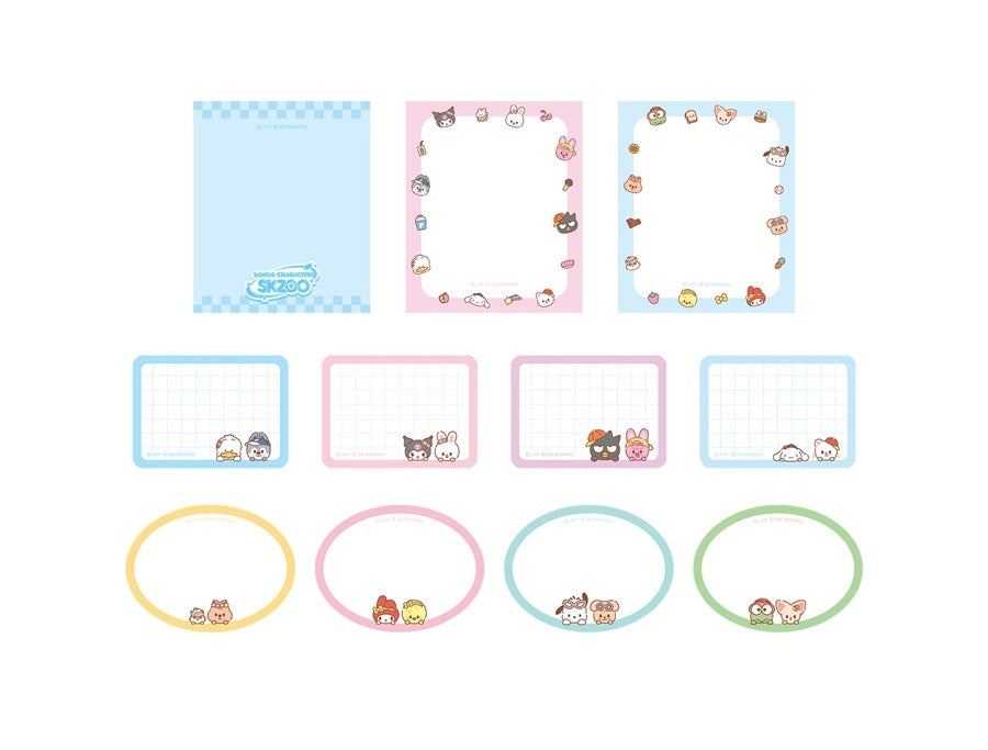 TIN CASE STICKY NOTE SET Stray Kids SKZOO X SANRIO CHARACTERS
