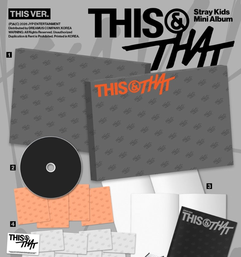 Stray Kids 10. Mini-Album [THIS & THAT] (THIS VER. / THAT VER.)