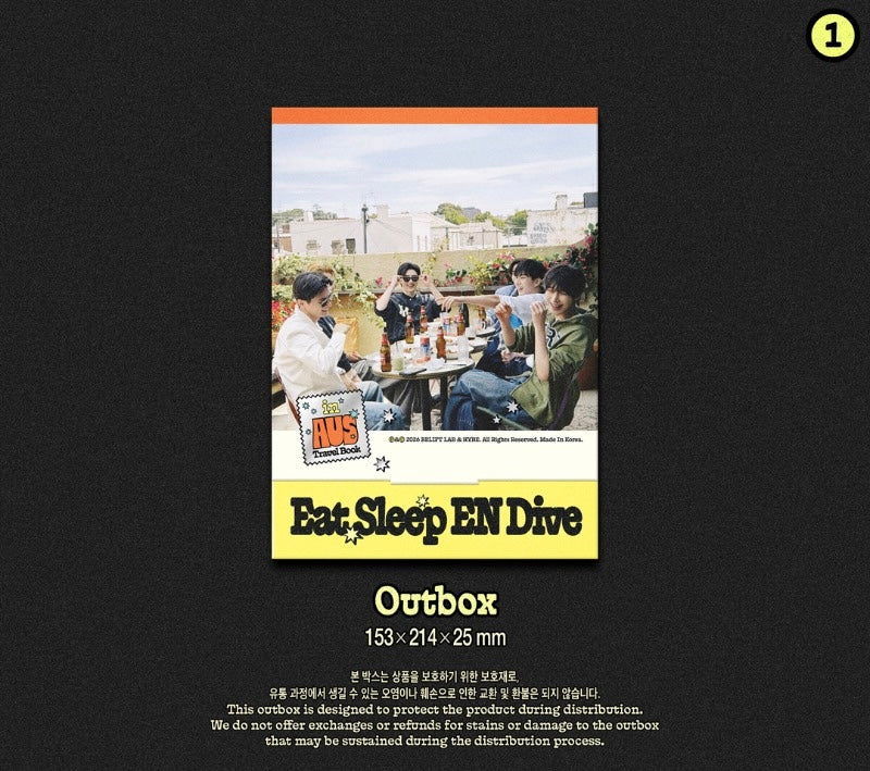 ENHYPEN [Eat Sleep EN Dive in AUS] TRAVEL BOOK + SPECIAL GIFT PRE-ORDER