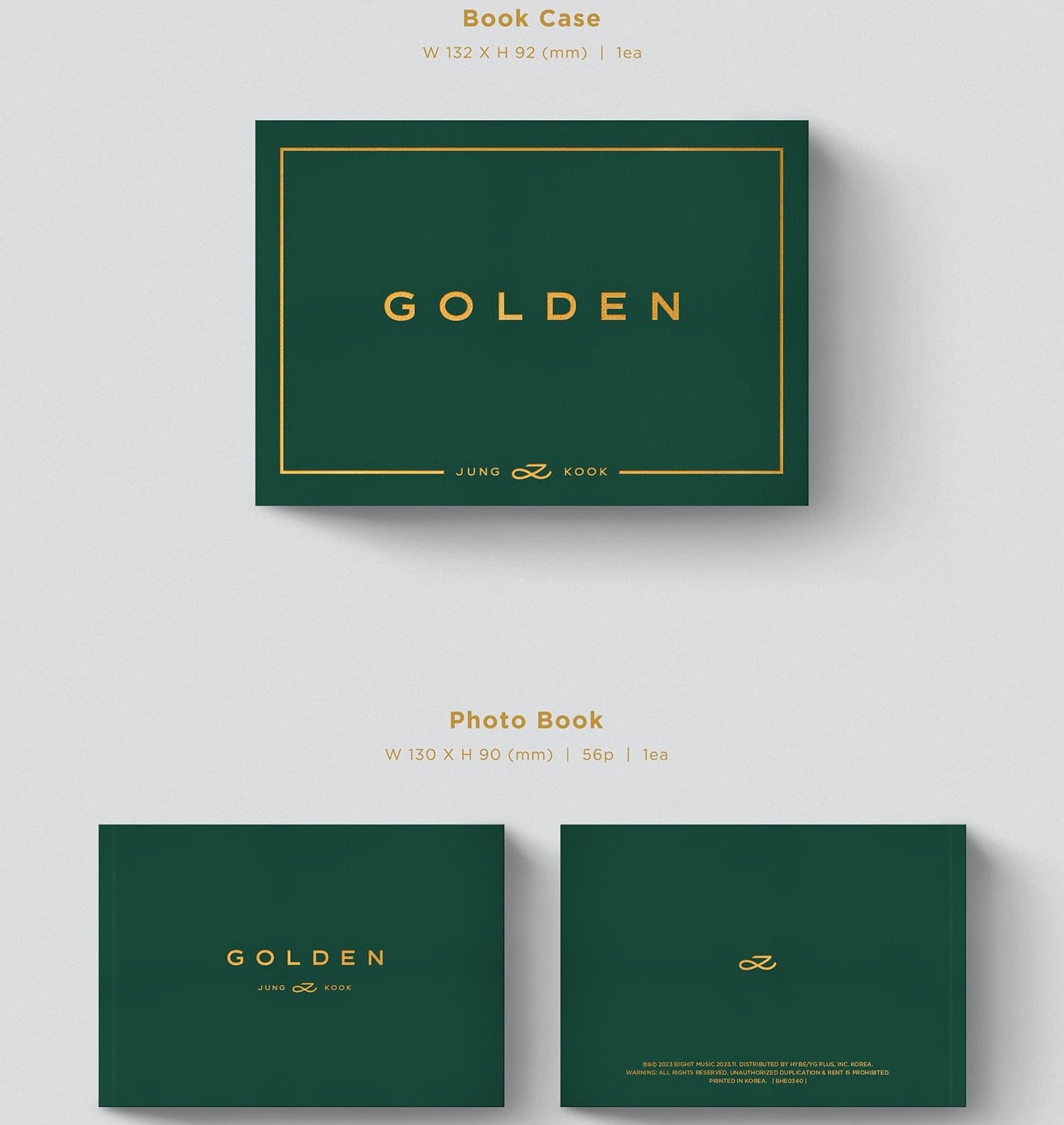 Jung Kook (BTS) 1st Solo Album [GOLDEN] (Weverse Albums Ver.)