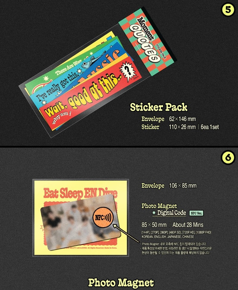 ENHYPEN [Eat Sleep EN Dive in AUS] TRAVEL BOOK + SPECIAL GIFT PRE-ORDER