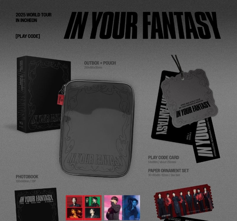 ATEEZ – 2025 WORLD TOUR [IN YOUR FANTASY] IN INCHEON PLAY CODE