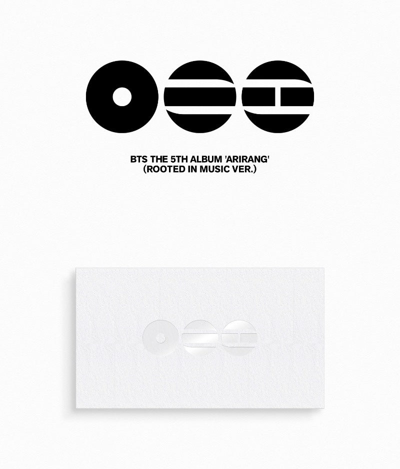 BTS 5th Full Album ARIRANG Rooted in Music Ver. – K-Pop Album with Photobook, Film Photos & Photocards
