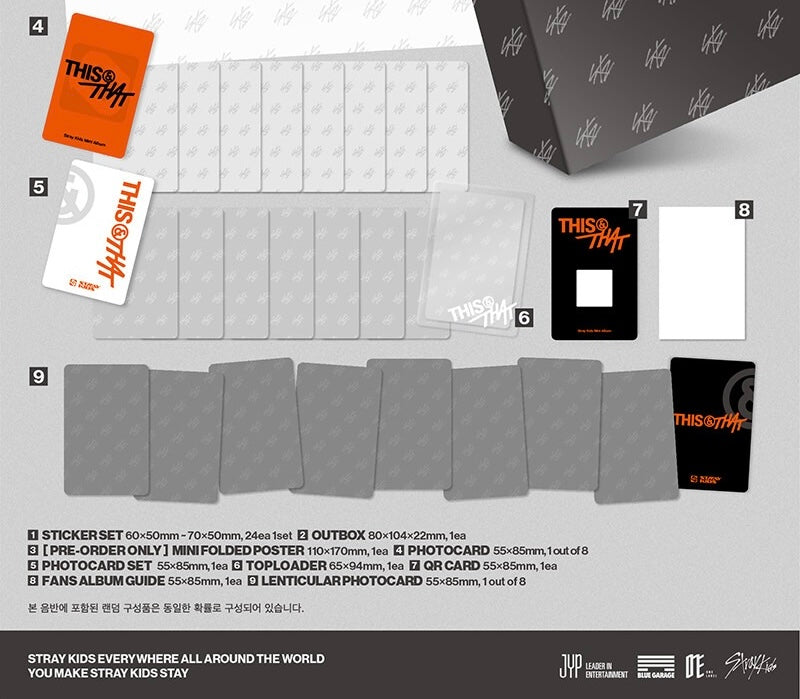Stray Kids (aladin Gift) 10. Mini-Album [THIS & THAT] (FANS ALBUM VER.)