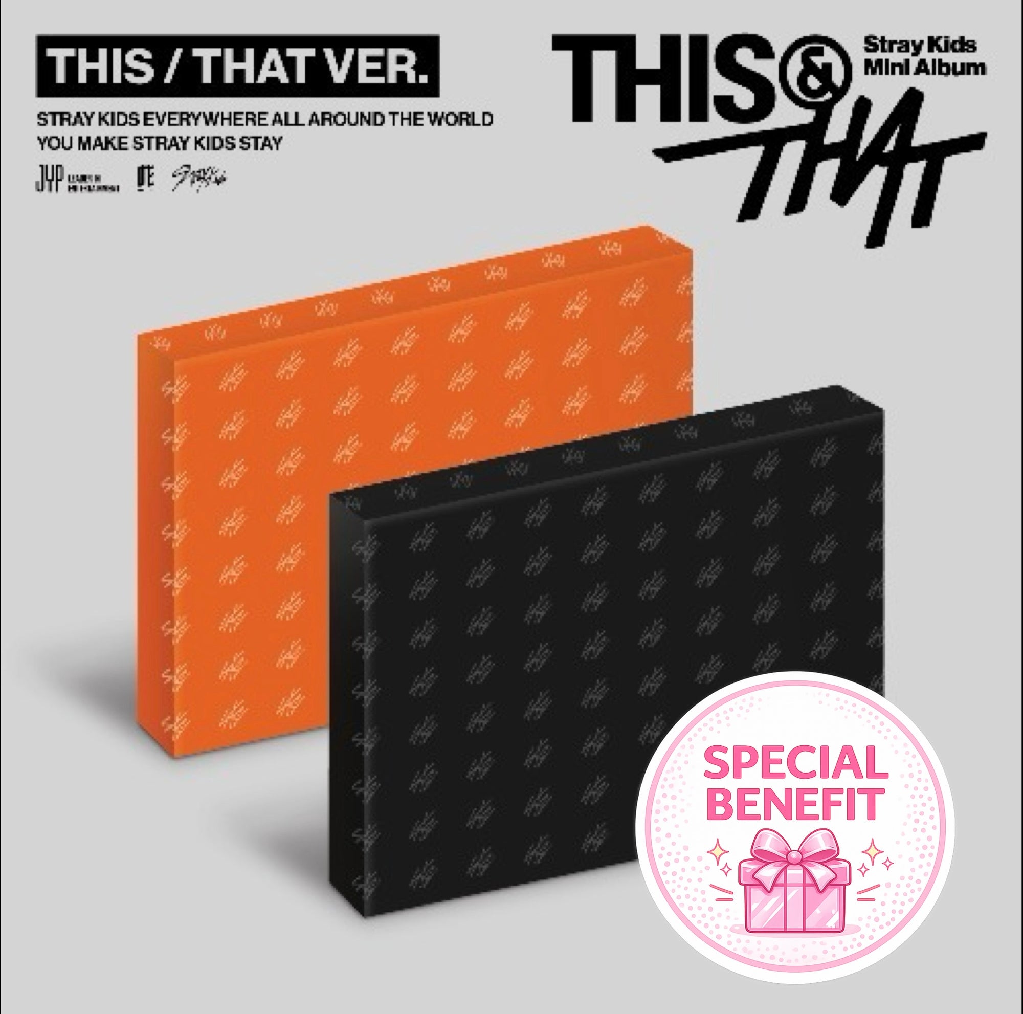 Stray Kids (FANS Gift) 10. Mini Album [THIS & THAT] (THIS VER. / THAT VER.)