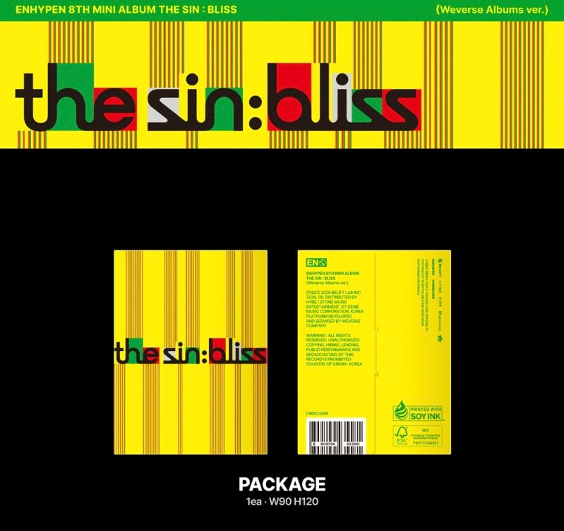 ENHYPEN 8th Mini Album [THE SIN : BLISS] (Weverse Albums ver.)