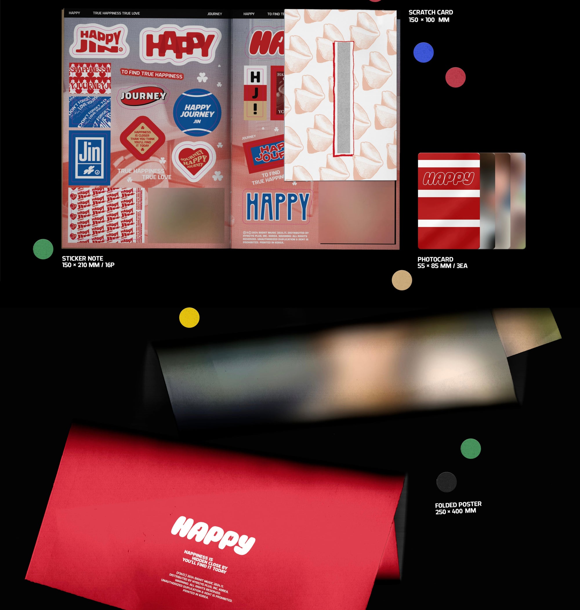 JIN – 1st Mini Album [HAPPY] (Random Version)