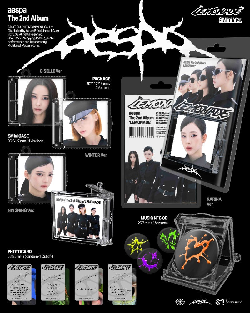 aespa – 2nd Full Album [LEMONADE] (SMini Ver.)