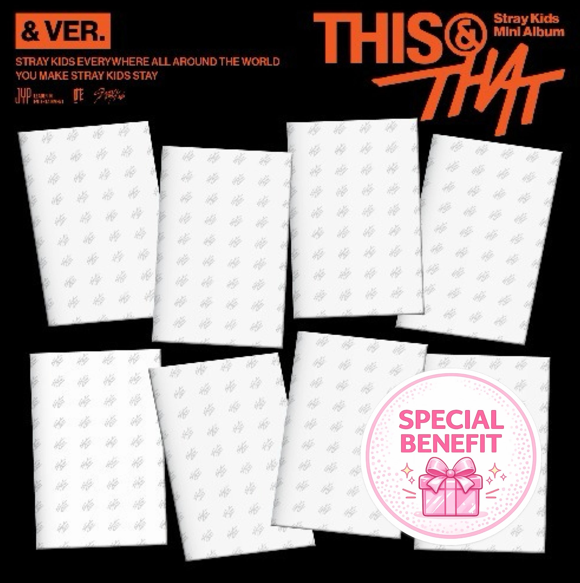 Stray Kids(Cadeau FANS) 10ème Mini Album [THIS & THAT] (VER. &)