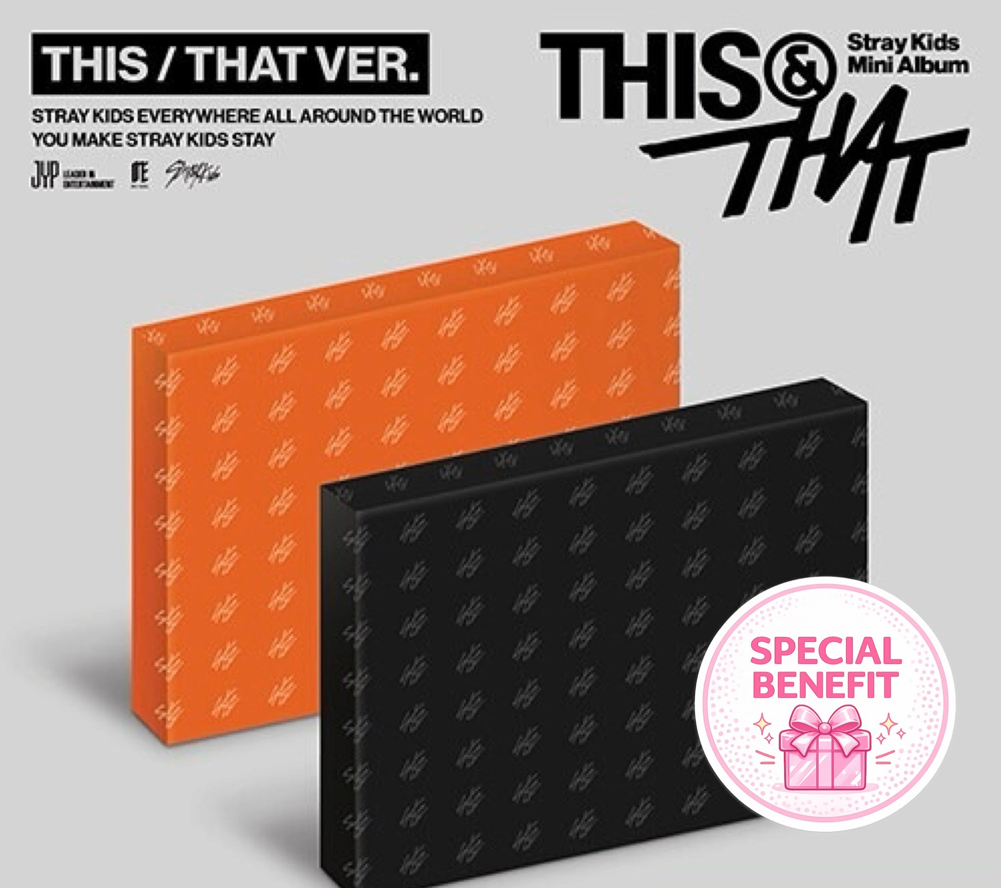 Stray Kids(Aladin Geschenk) 10. Mini Album [THIS & THAT] (THIS VER. / THAT VER.)