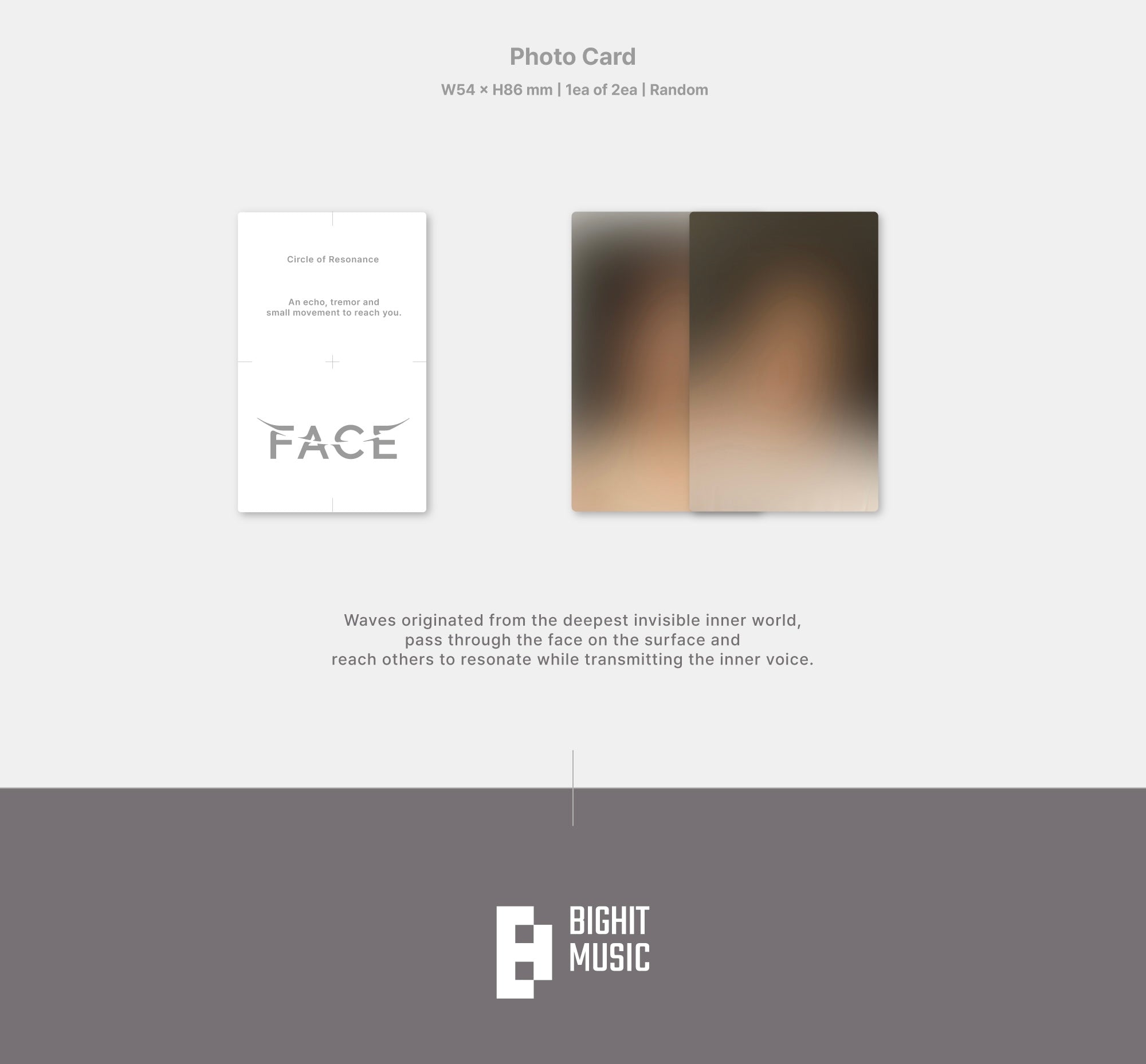 JIMIN 1st Album [FACE] (Weverse Albums Ver.)