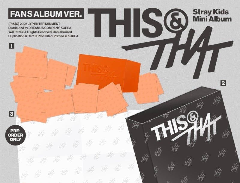 Stray Kids (FANS Gift) 10. Mini-Album [THIS & THAT] (FANS ALBUM VER.)