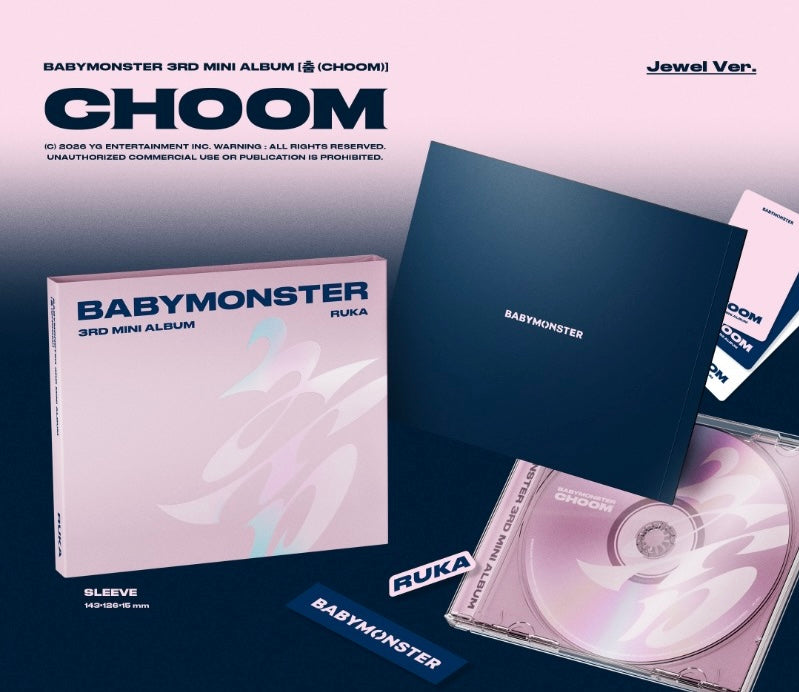 BABYMONSTER 3rd Mini Album [CHOOM] (Jewel Ver.)