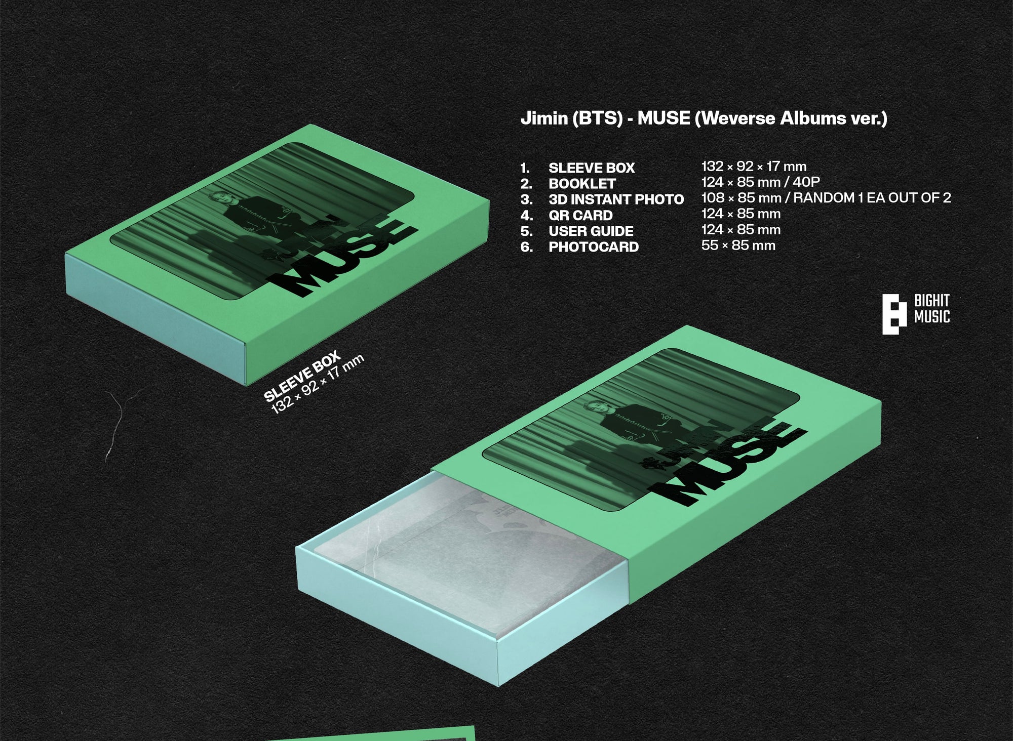 JIMIN [MUSE] (Weverse Albums Ver.)