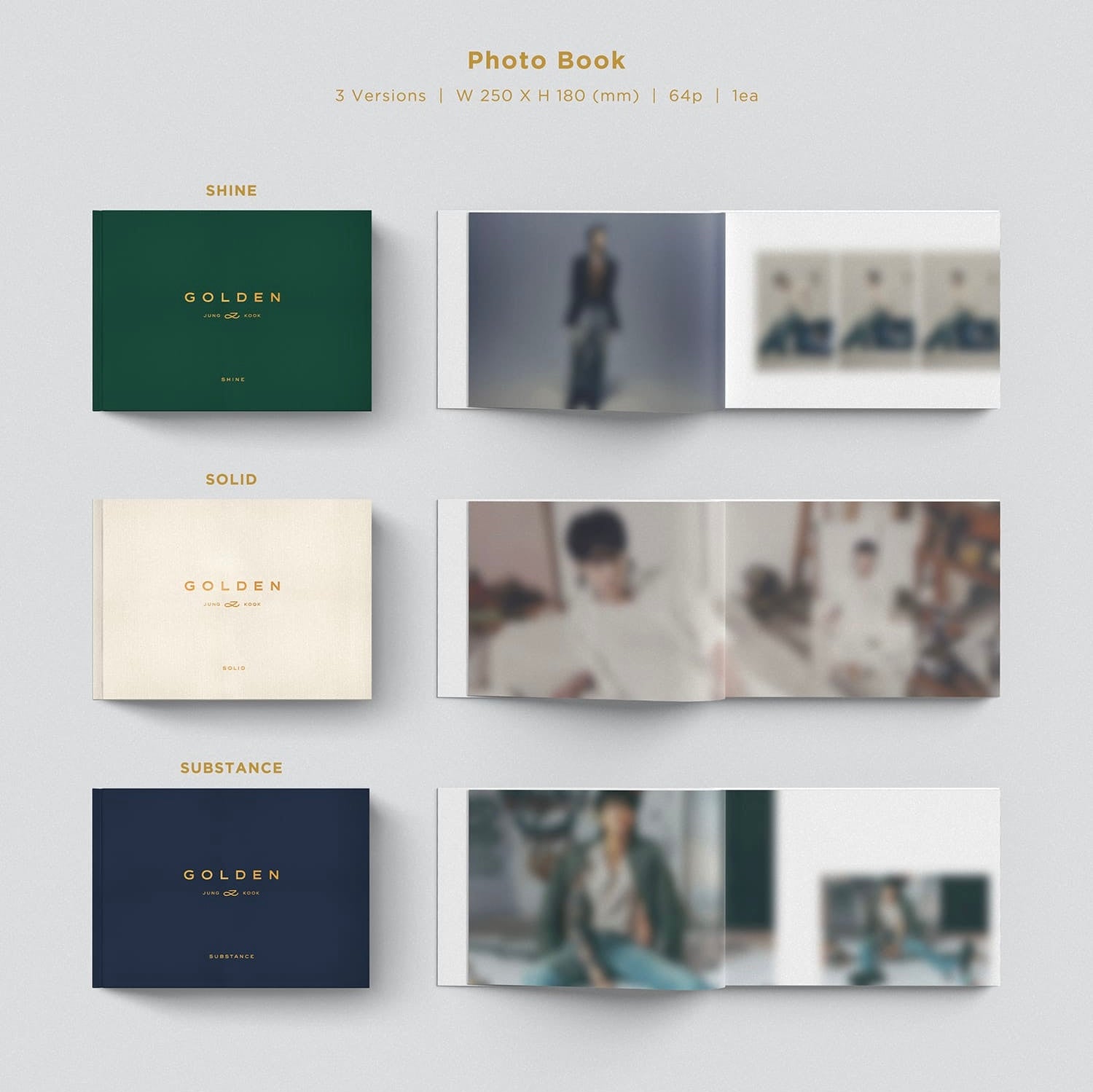 Jung Kook 1st Solo Album [GOLDEN] (Random Version)