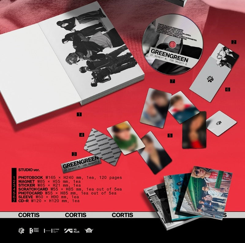 CORTIS 2nd EP [GREENGREEN] (BRIDGE Ver. / STREET Ver. / STUDIO Ver.)