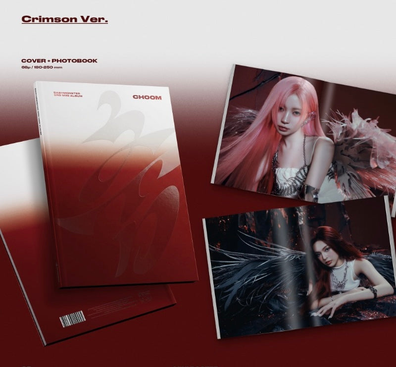 BABYMONSTER 3rd Mini Album [CHOOM] (Crimson Ver. / Metallic Ver. / Prism Ver.)