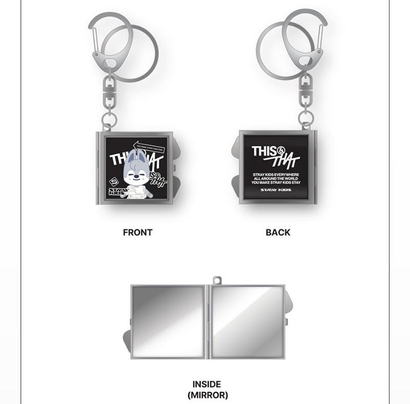 Stray Kids [THIS & THAT POP-UP STORE] SKZOO Mirror Keyring