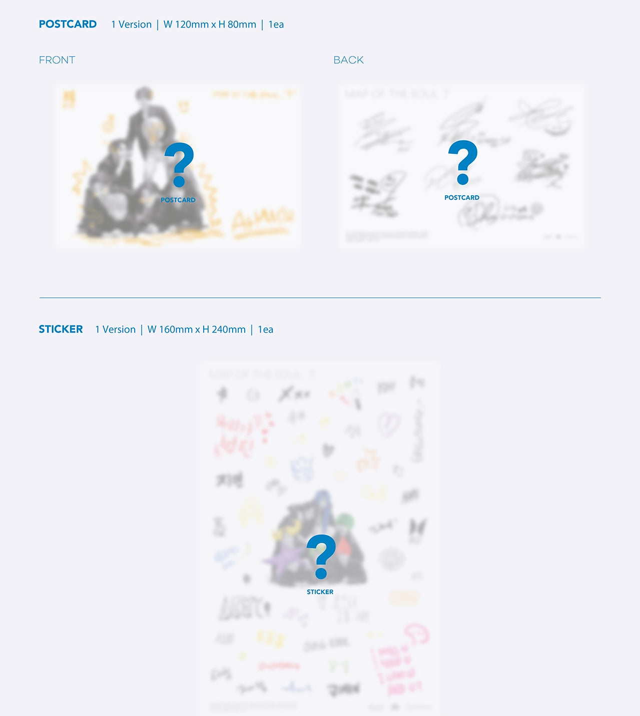 BTS – MAP OF THE SOUL : 7 Album CD (Random Version)
