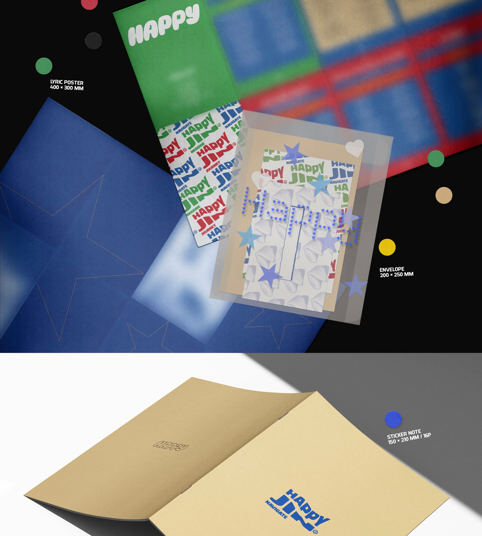 JIN – 1st Mini Album [HAPPY] (Random Version)