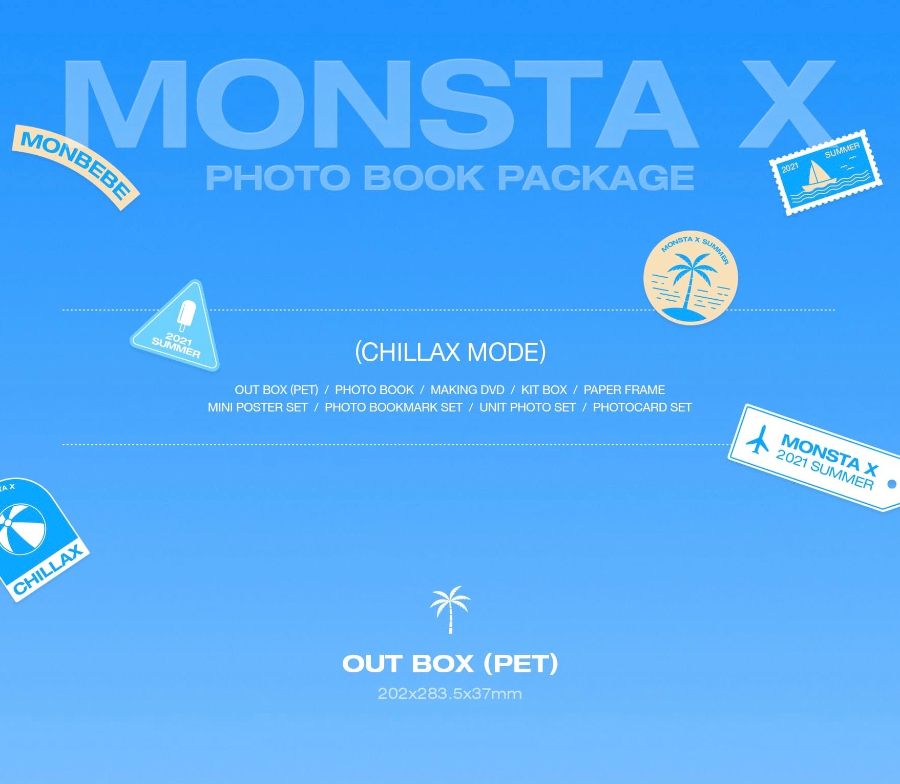 MONSTA X – 2021 PHOTO BOOK PACKAGE [CHILLAX MODE]