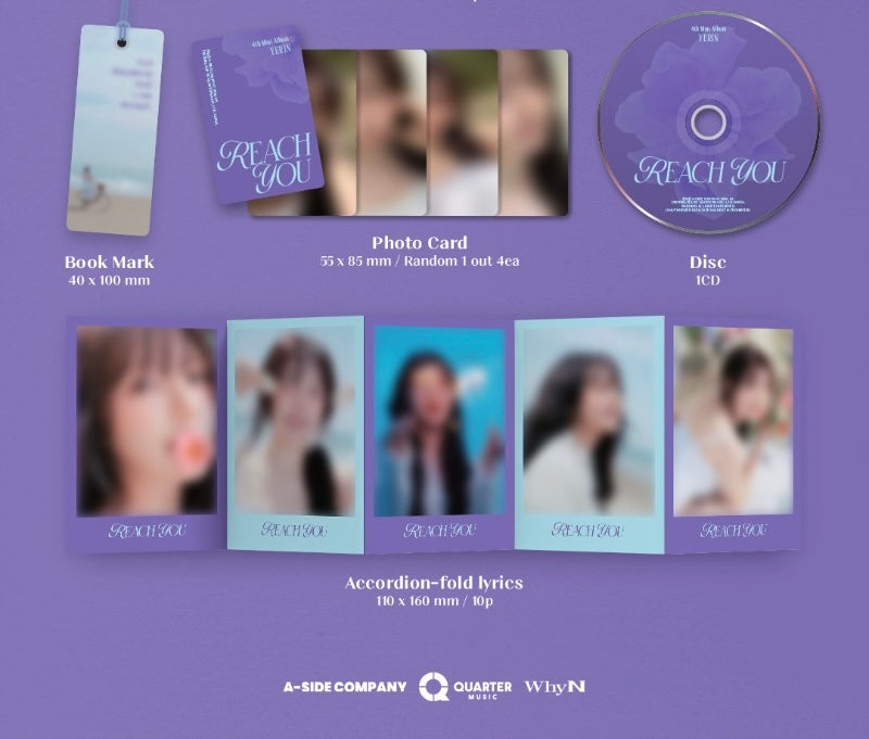 YERIN 4th Mini Album [REACH YOU] (Digipack Ver.)