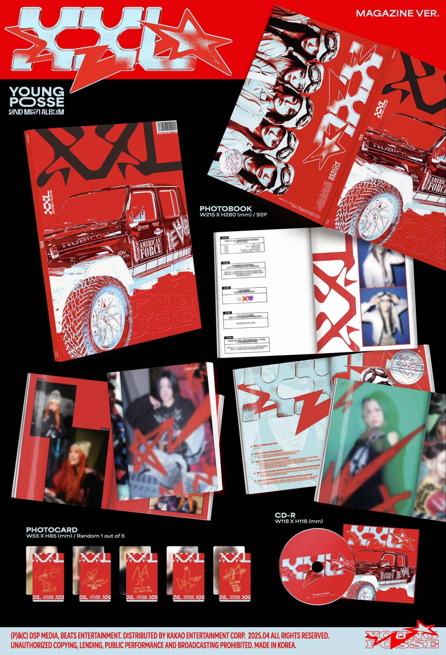 YOUNG POSSE – 2nd EP [XXL] Magazine Ver.
