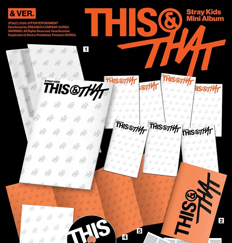 Stray Kids (aladin Gift) 10. Mini-Album [THIS & THAT] (& VER.)