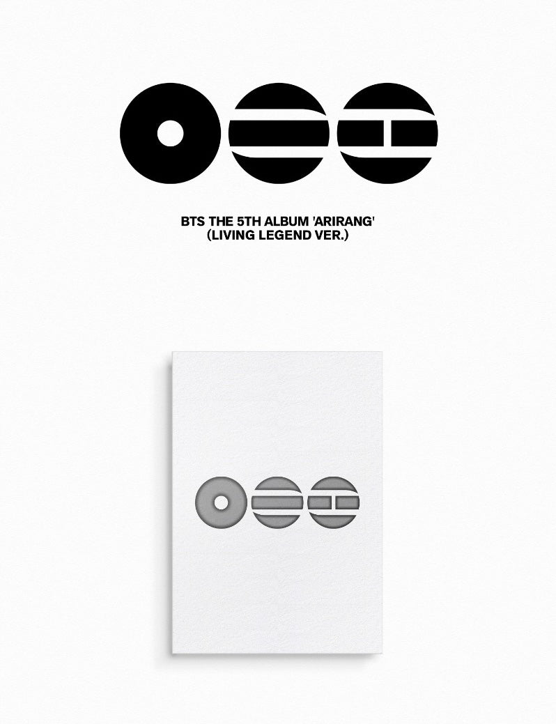 BTS 5th Full Album ARIRANG Living Legend Ver. – K-Pop Album with Photobook & Photocards