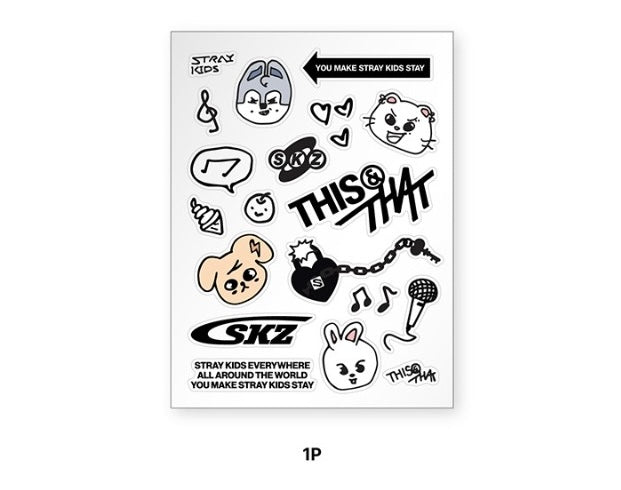 Stray Kids [THIS & THAT POP-UP STORE] Tattoo Sticker