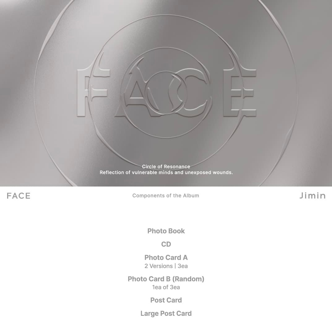 JIMIN 1st Album [FACE] (Random Version)