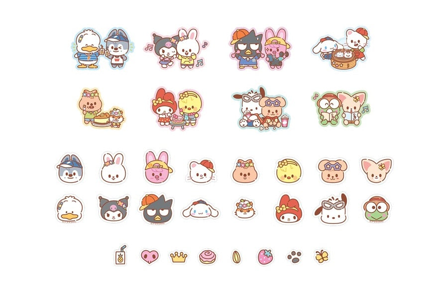 TIN CASE STICKY NOTE SET Stray Kids SKZOO X SANRIO CHARACTERS