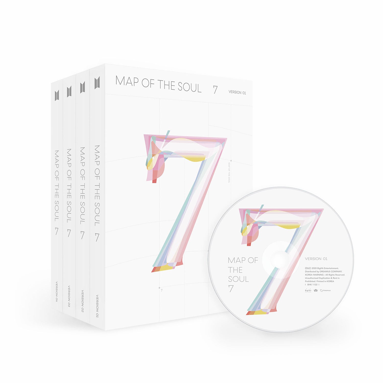 BTS – MAP OF THE SOUL : 7 Album CD (Random Version)