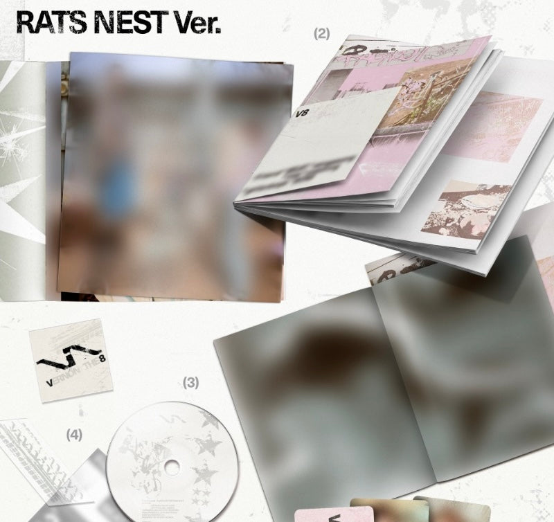 SEVENTEEN V8 1. Mini-Album [V8] (PARTS NEST Ver. / REV Ver.) (Zufällige Version)