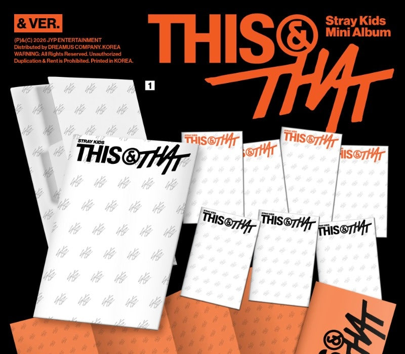 Stray Kids(Cadeau FANS) 10ème Mini Album [THIS & THAT] (VER. &)