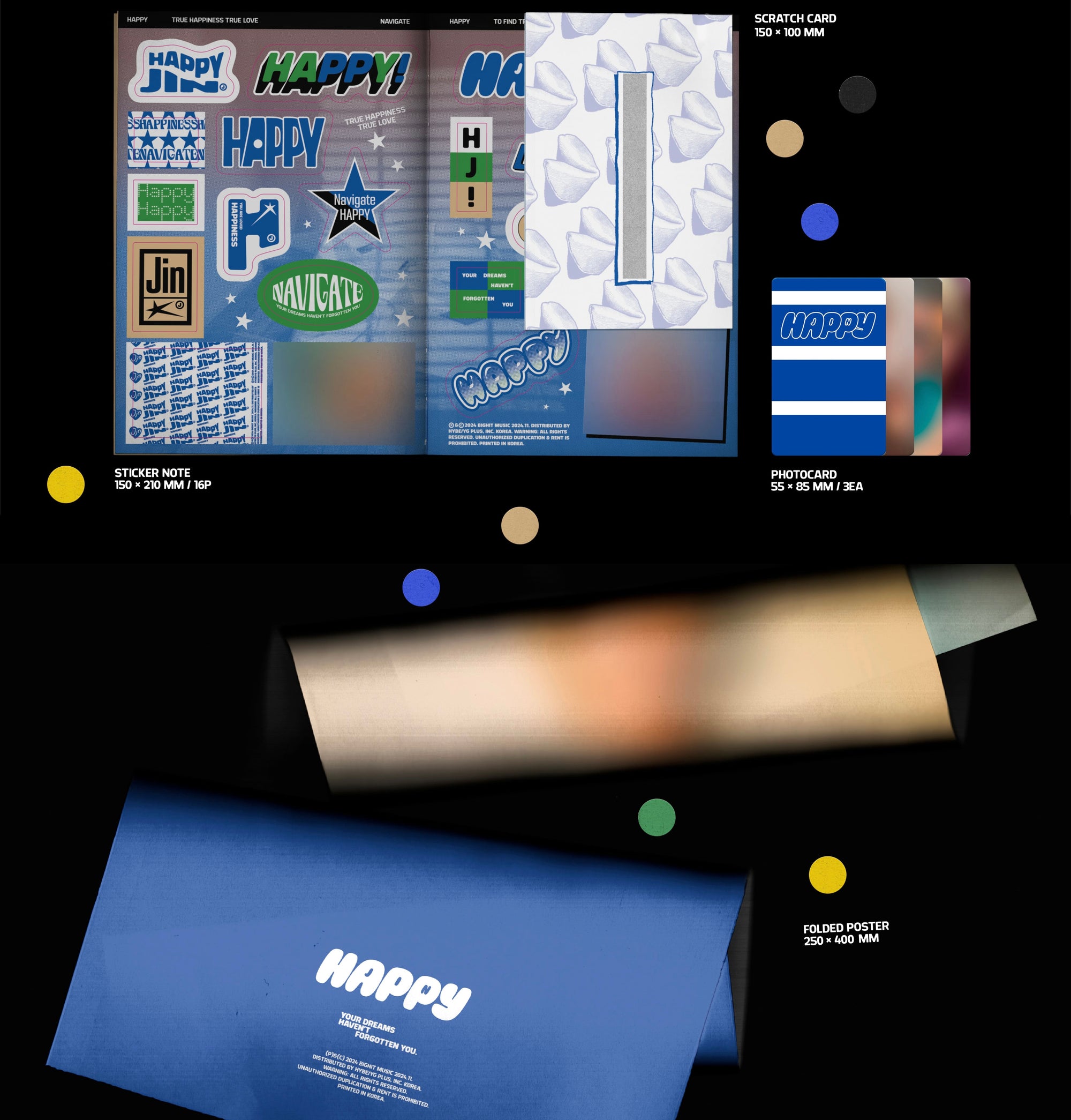 JIN – 1st Mini Album [HAPPY] (Random Version)