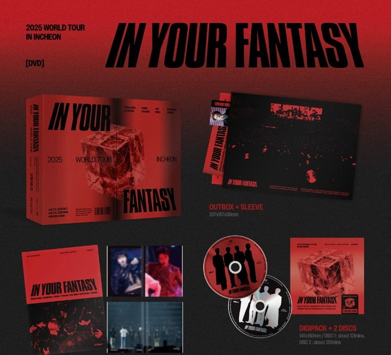 ATEEZ – TOURNEE MONDIALE 2025 [DANS VOTRE FANTAISIE] À INCHEON DVD