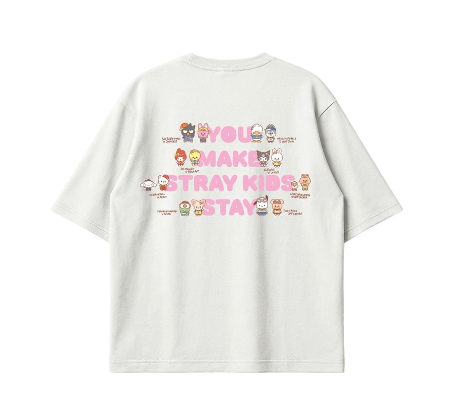 T-SHIRT Stray Kids SKZOO X SANRIO CHARACTERS