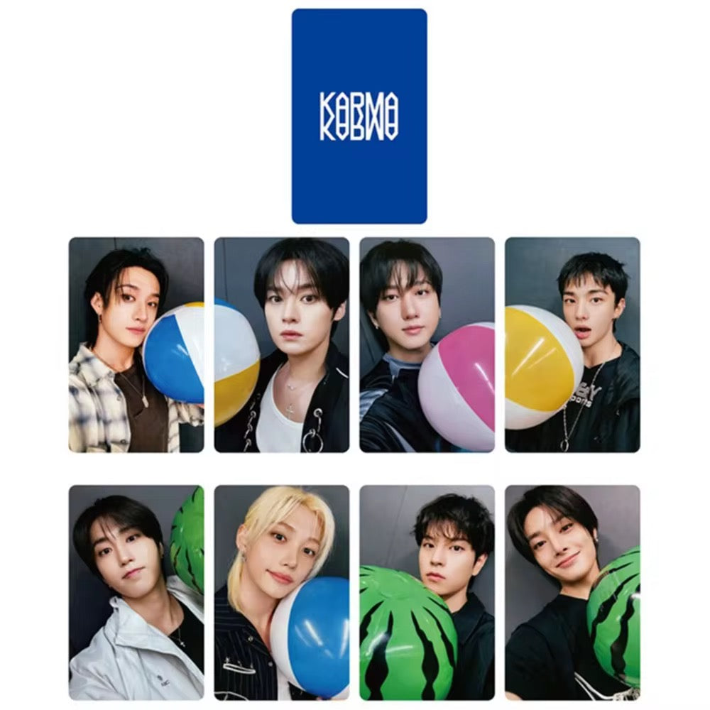 Stray Kids KARMA Photocard Set – 8 PCS HD K-pop Lomo Cards Collection