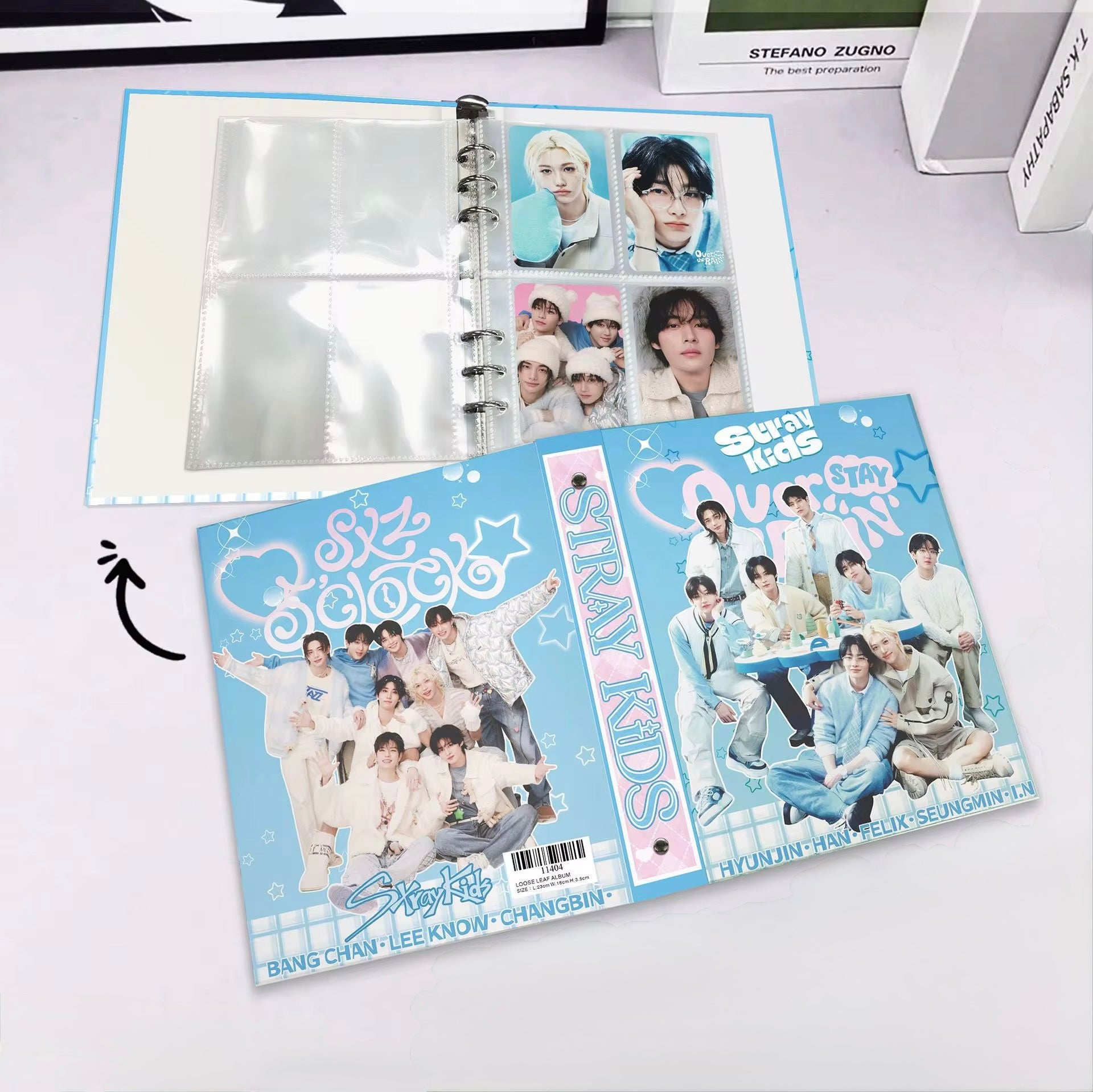 Stray Kids Sunny Kids Photocard Binder Album – K-pop A5 Photo Card Holder with 80 Slots | SKZ Collector Book
