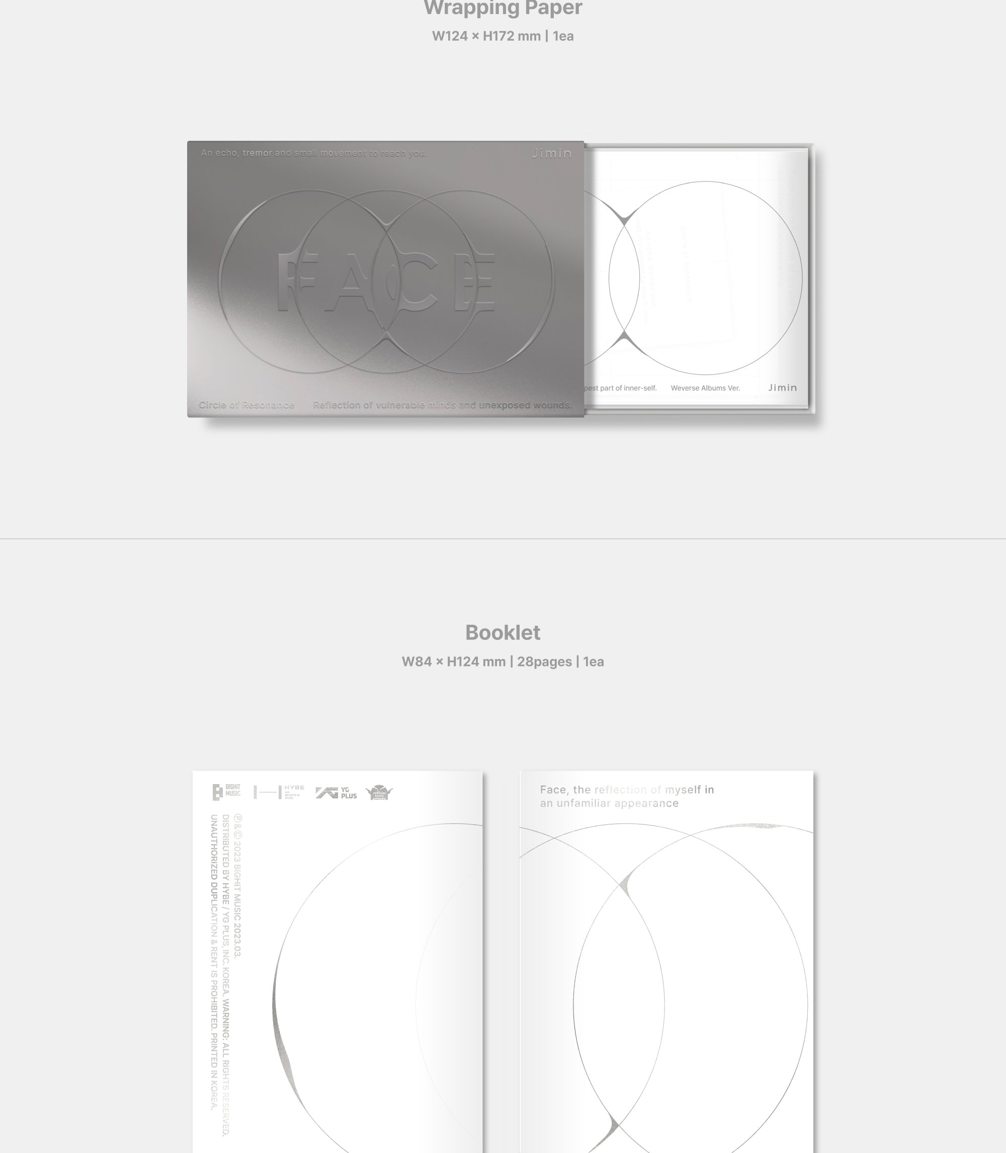 JIMIN 1st Album [FACE] (Weverse Albums Ver.)