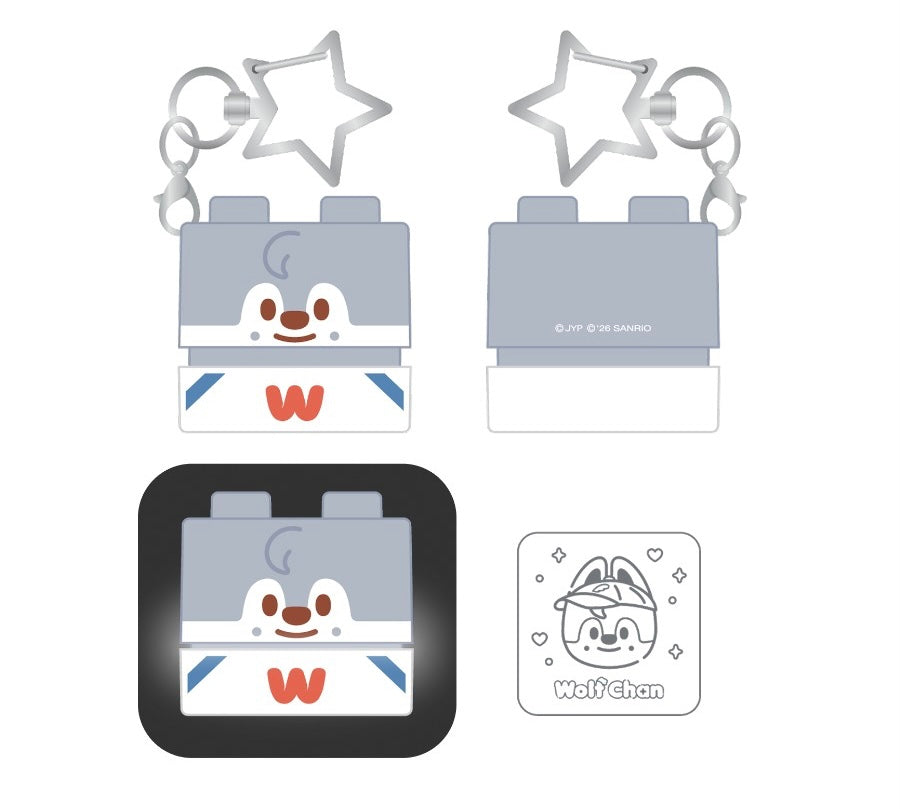 SECRET BLOCK STAMP Stray Kids SKZOO X SANRIO CHARACTERS (Random)