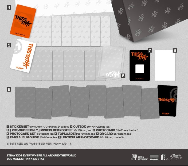 Stray Kids (FANS Gift) 10. Mini-Album [THIS & THAT] (FANS ALBUM VER.)