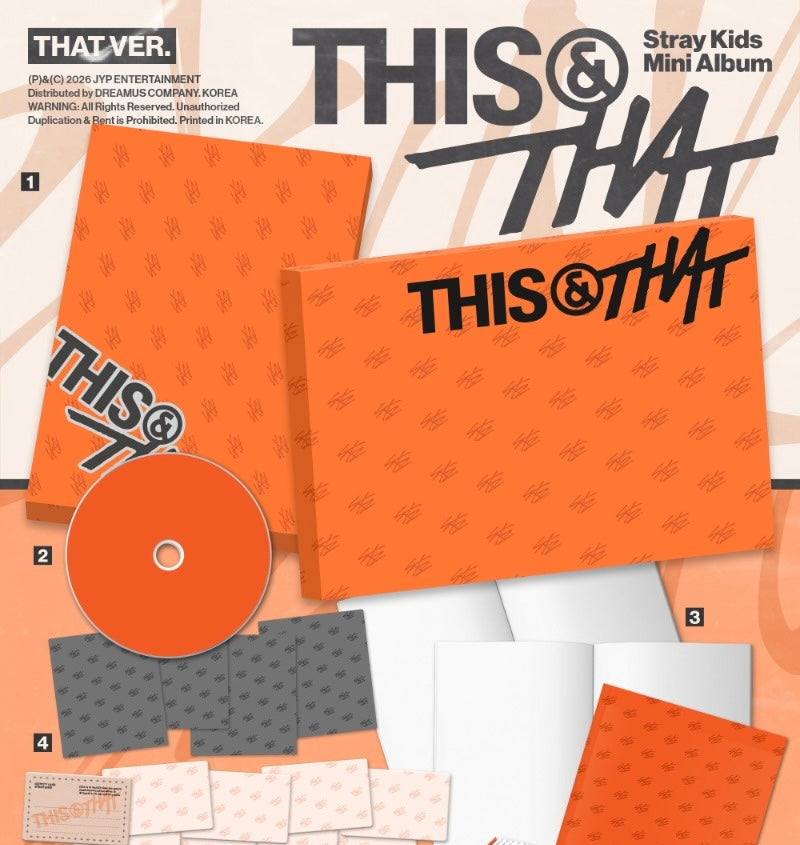 Stray Kids (FANS Gift) 10. Mini Album [THIS & THAT] (THIS VER. / THAT VER.)