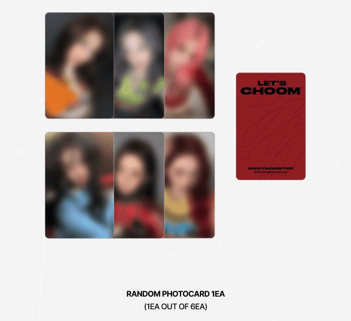 BABYMONSTER MD [CHOOM] Plush Keyring + Random Photocard