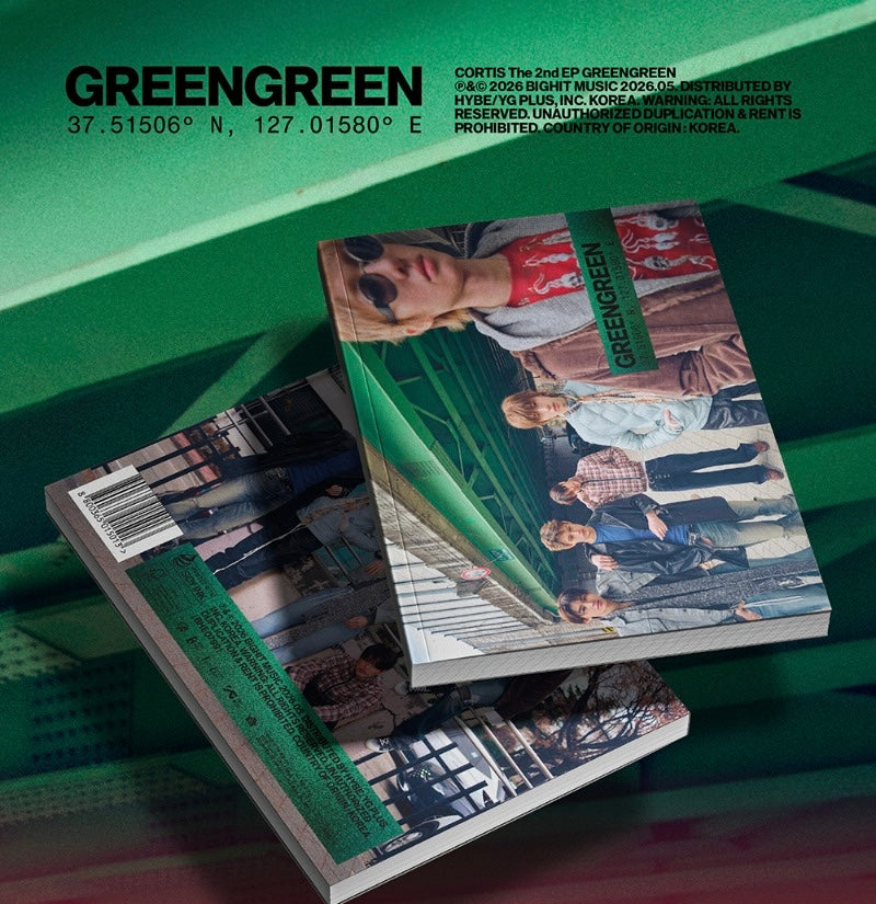 CORTIS 2nd EP [GREENGREEN] (BRIDGE Ver. / STREET Ver. / STUDIO Ver.)