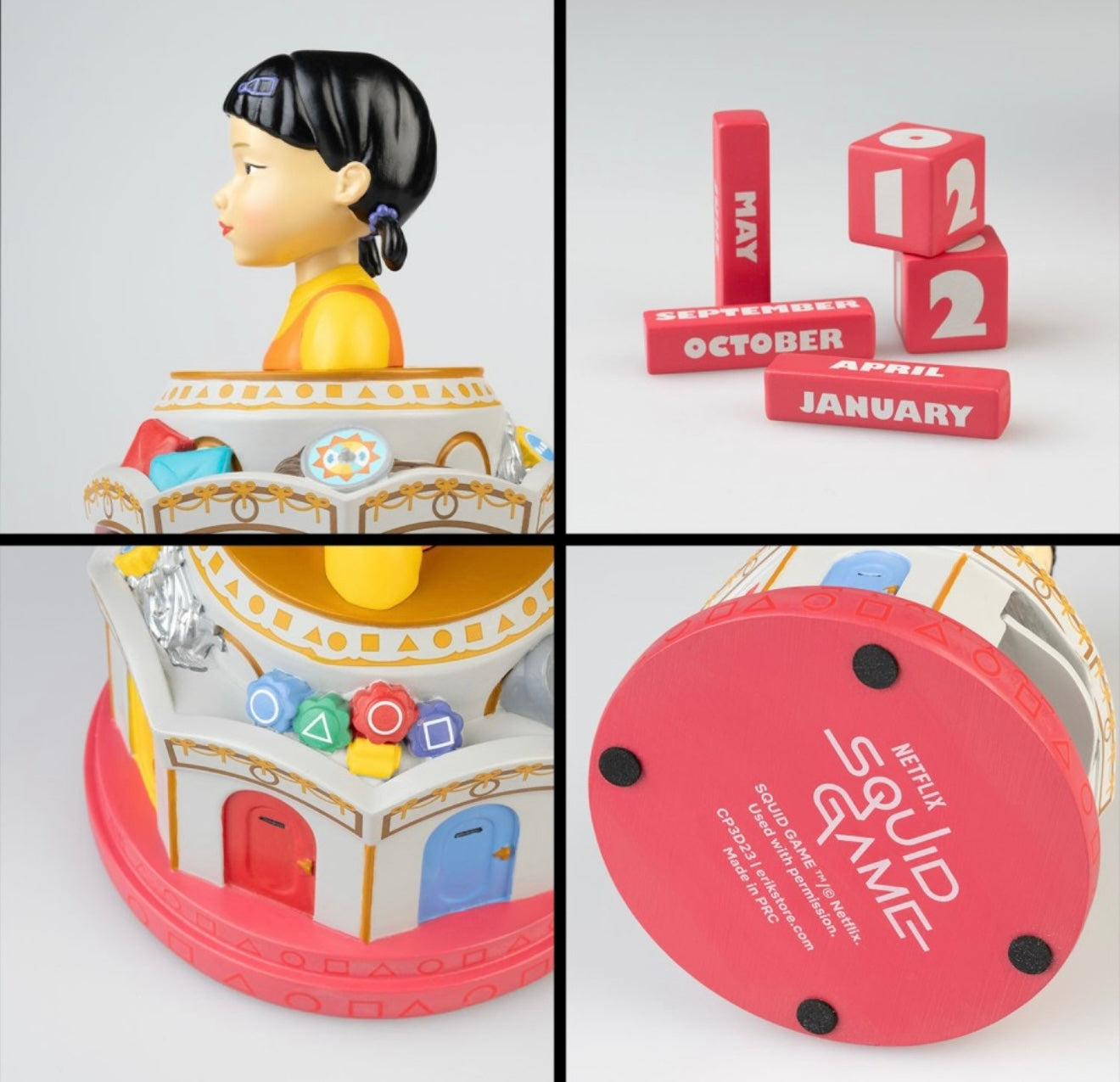Squid Game 3D PERPETUAL CALENDAR