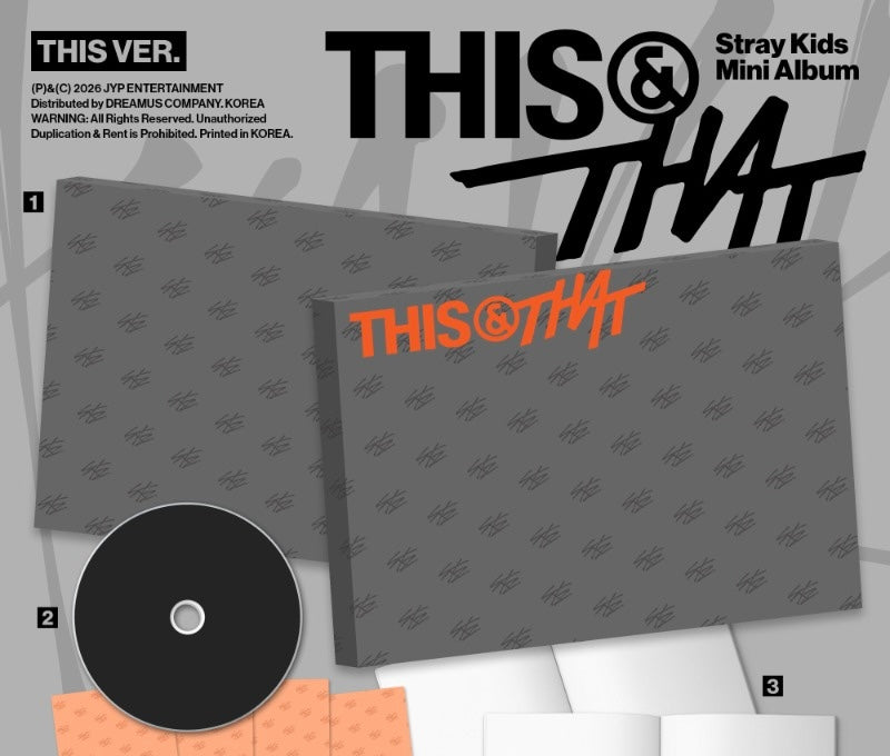 Stray Kids (MAKESTAR Gift) 10. Mini-Album [THIS & THAT] (& VER.)