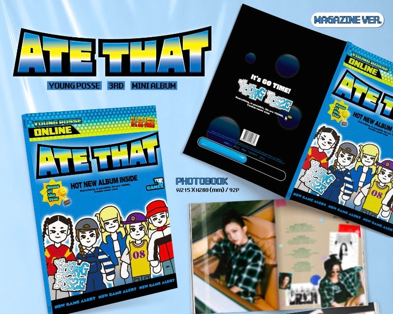 YOUNG POSSE – 3rd EP [ATE THAT] Magazine Ver.