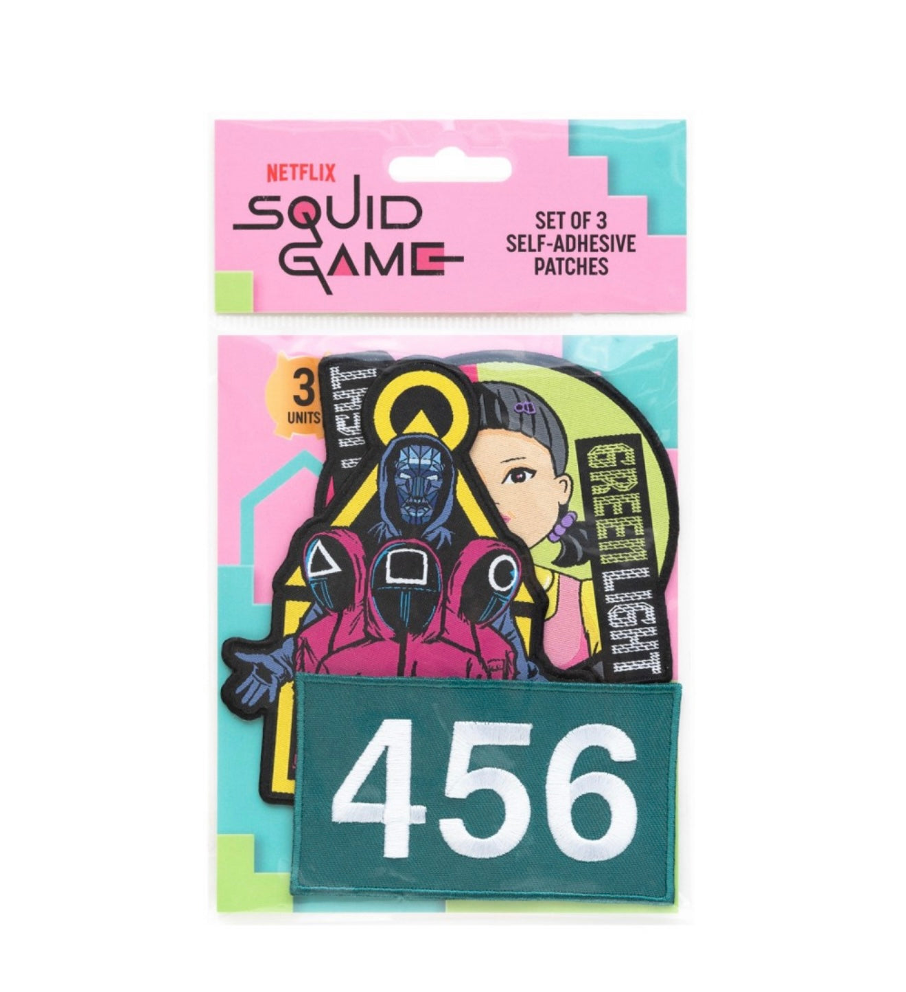 Squid Game Set of 3 PATCHES